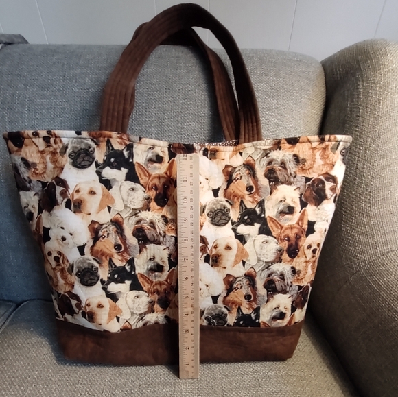 Firm Final price!*Dog Print Tote - Picture 3 of 6